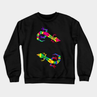 Moira Rainbow Gecko Crewneck Sweatshirt